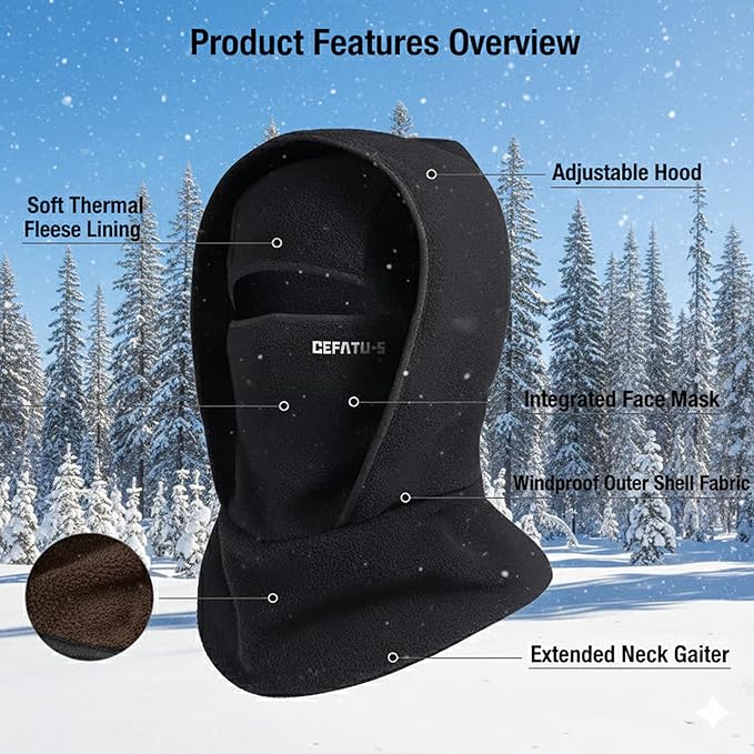 SnugShield Fleece Hood